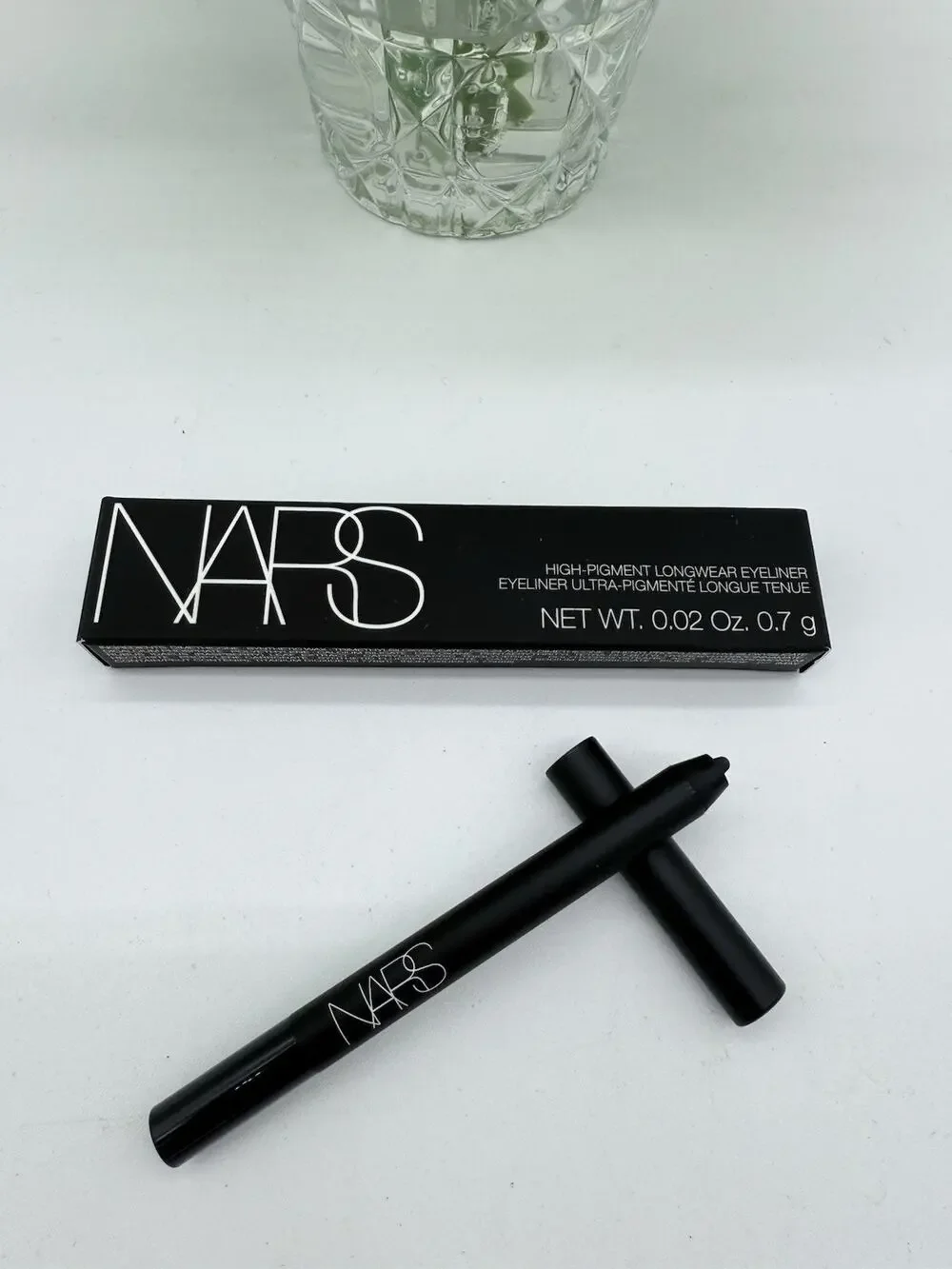 NARS High Pigment Longwear Eyeliner VIA VENETO Black .02oz Travel Mini Size